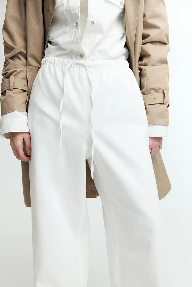 Pantalon en denim doux et léger