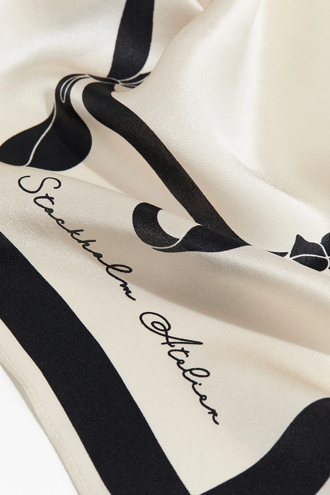 Printed Silk Scarf