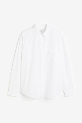 Relaxed Fit Poplin Shirt