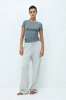 Pantalon en molleton délavé
