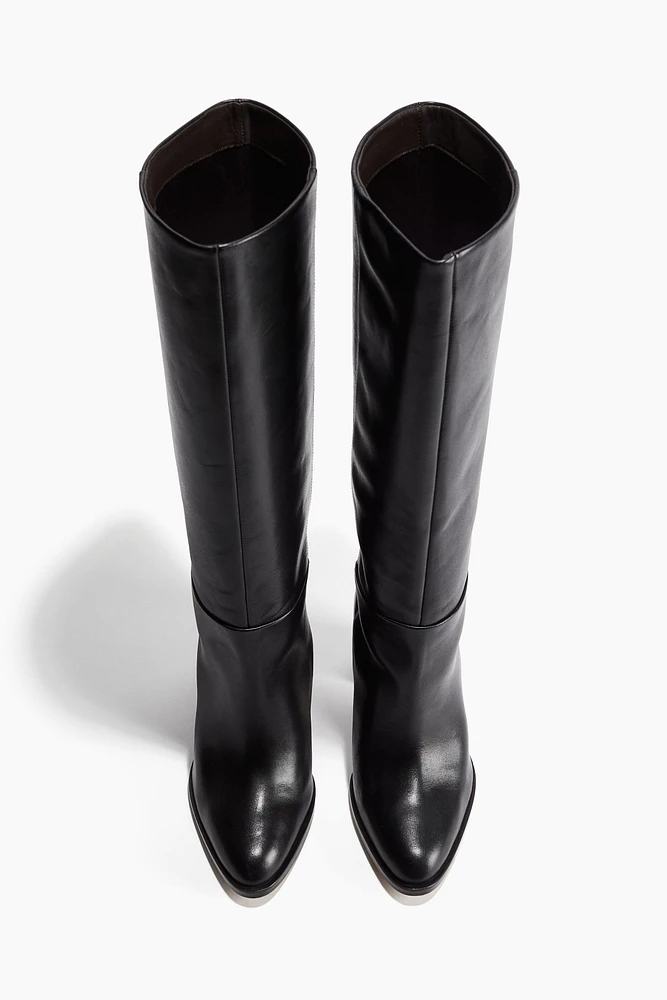 Knee-high Leather Boots