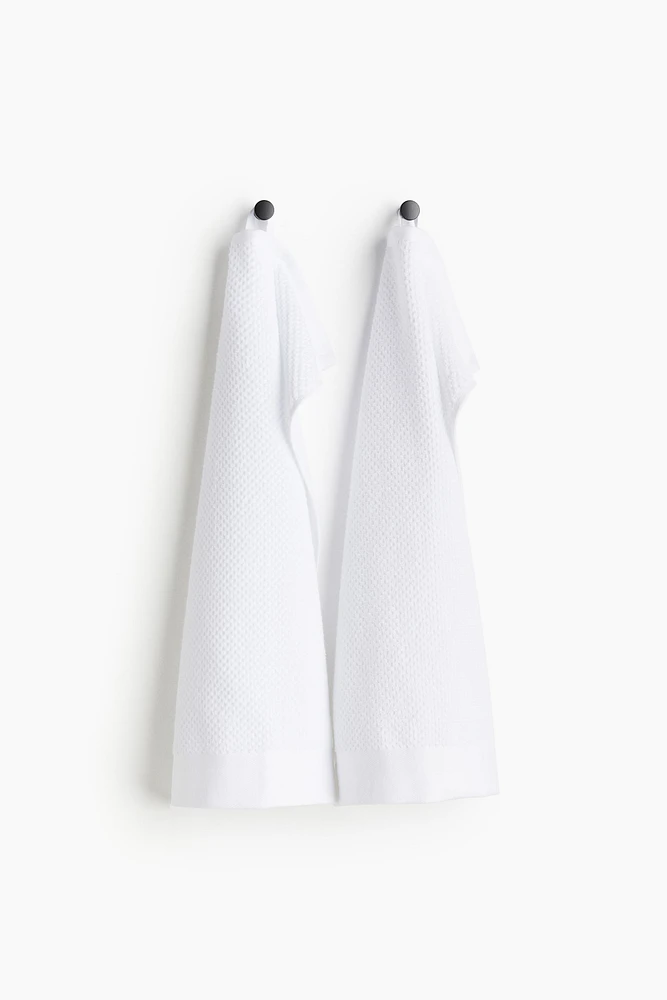 2-pack Cotton Terry Guest Towels