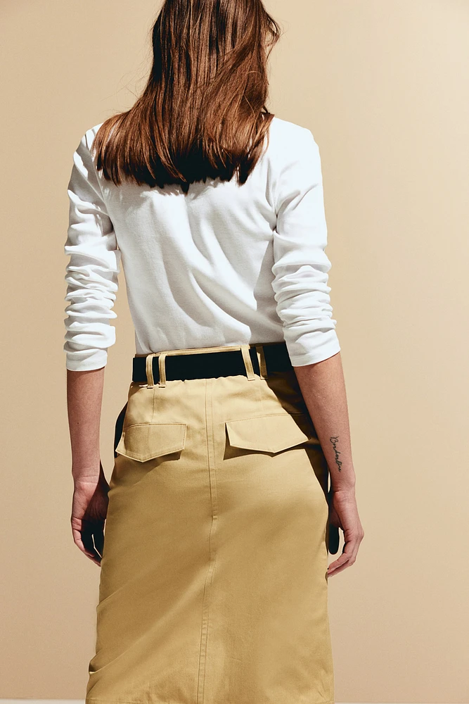 Utility Skirt with Belt