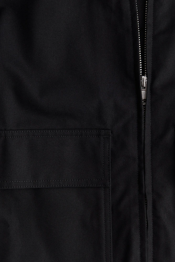 Veste ample en toile