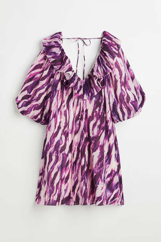 Voluminous Lyocell-blend Dress