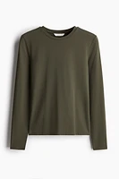 Long-sleeved Microfiber Top
