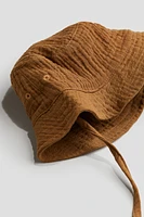 Cotton Muslin Bucket Hat