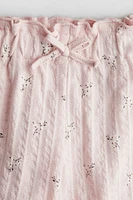 Pantalon en coton texturé