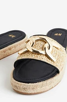 Espadrille Slides