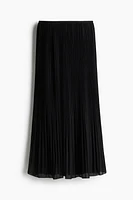 Pleated Chiffon Skirt