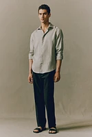 Slim Fit Linen Shirt