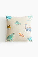 Printed Cotton Cushion Cover