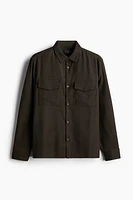 Regular Fit Utility Overshirt