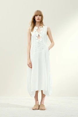 A-Line Dress with Studs