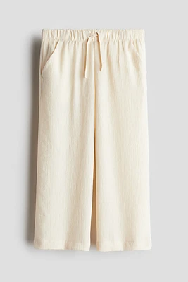 Woven Crêpe Pants