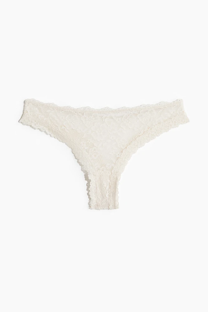 3-pack Lace Brazilian Briefs