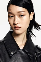 Coated Biker Jacket