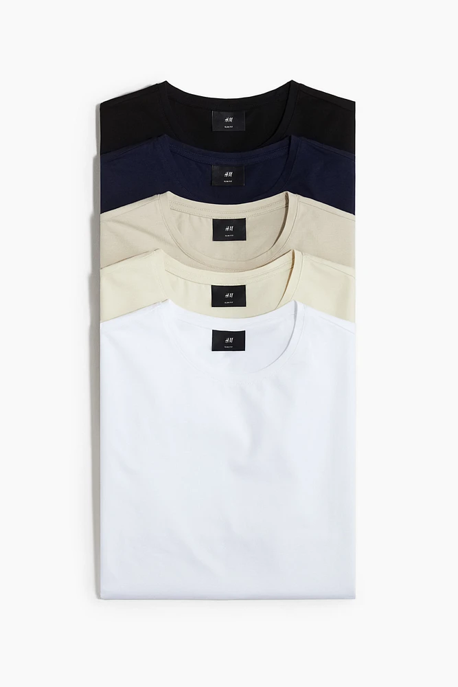 5-pack Slim Fit T-shirts