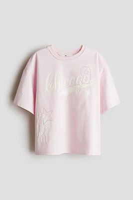T-Shirt with Text Design