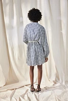 Dress with Macramé Belt