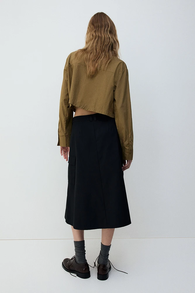 A-line Cargo Skirt