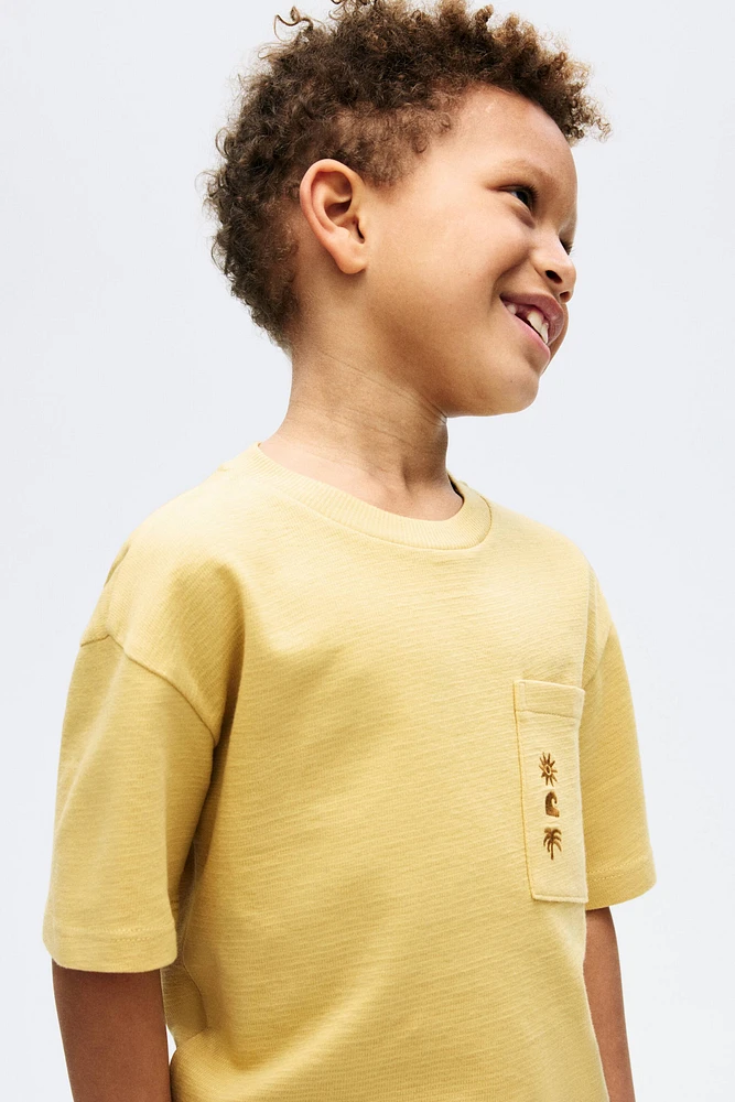 T-shirt en coton avec détails brodés