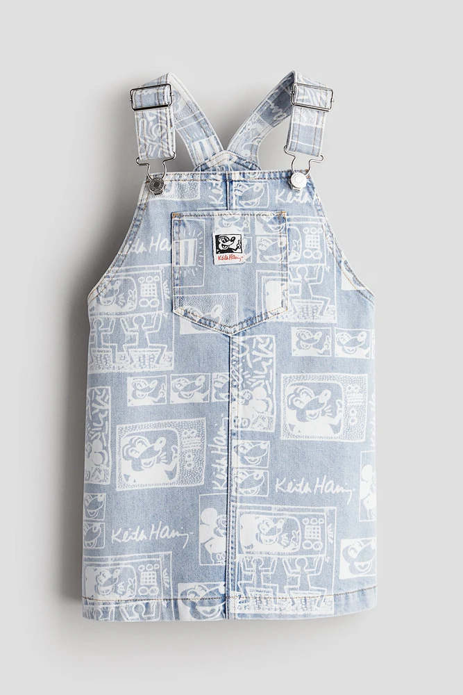 Patterned Overall Dress