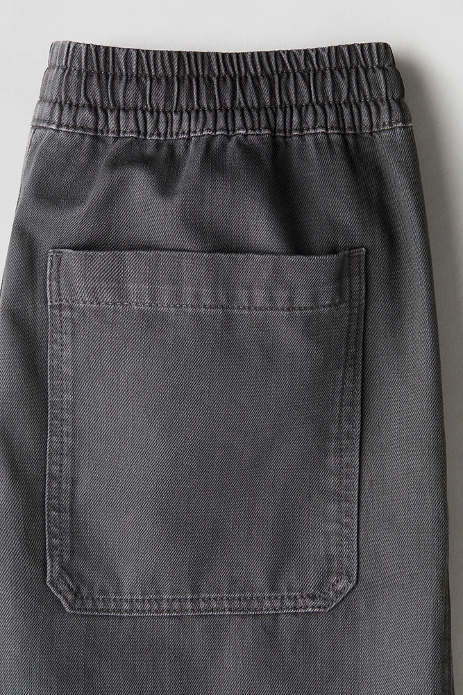 Loose-Fit Cotton Twill Pants