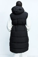 MAMA Hooded Puffer Vest