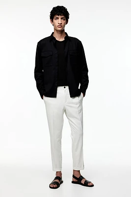 Slim Fit Ankle-Length Pants
