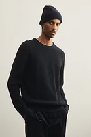 Regular Fit Waffled Sweater