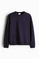 Regular Fit Embroidered-Motif Sweatshirt