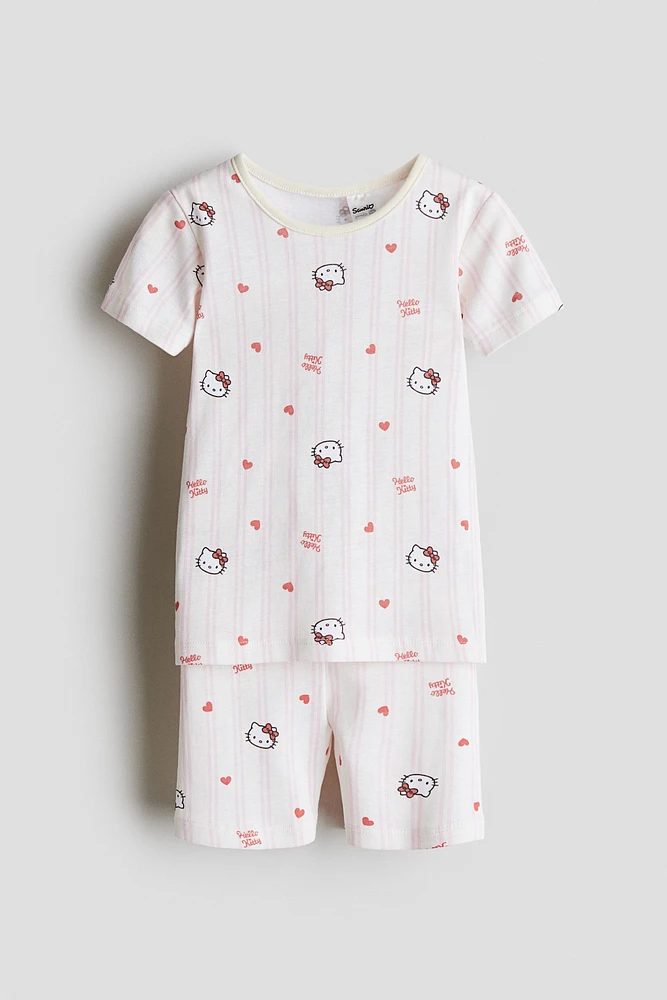 Pyjama Bien Ajusté en jersey imprimé