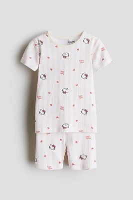 Pyjama Bien Ajusté en jersey imprimé