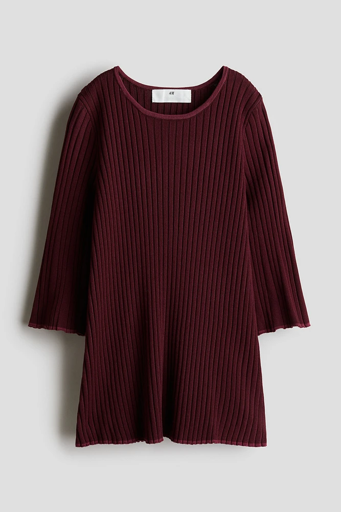 Rib-Knit Dress