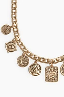 Short pendant necklace