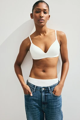 2-pack Padded Soft-cup Cotton Bras