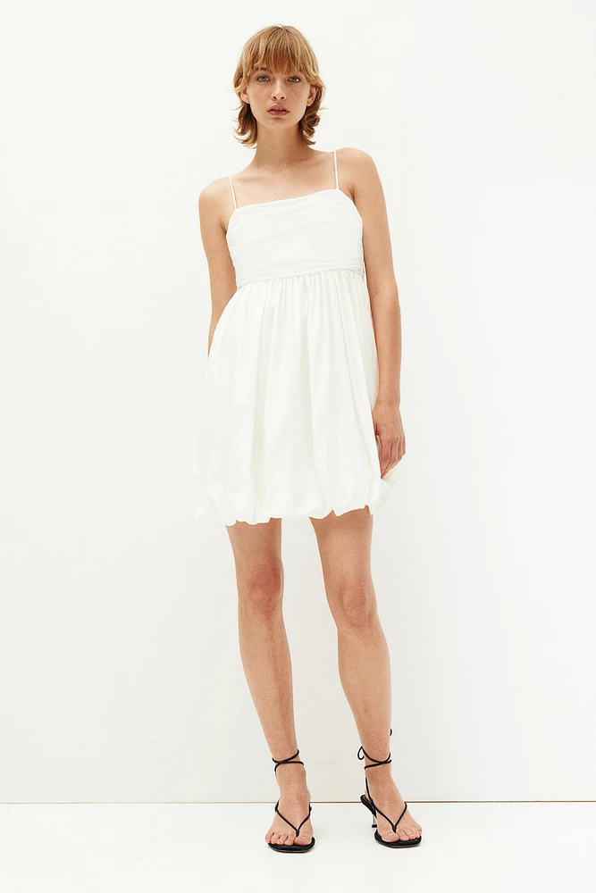 Bubble-hem Dress