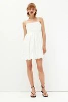 Bubble-hem Dress