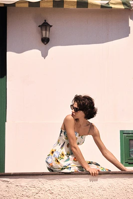 Smocked-bodice Dress