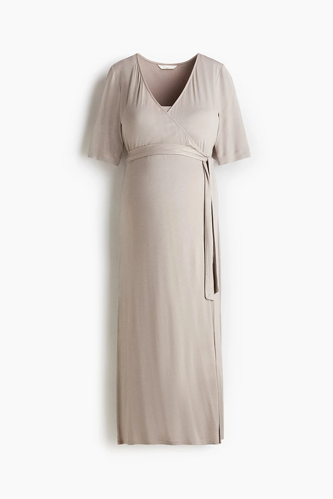 MAMA Nursing Wrap Dress