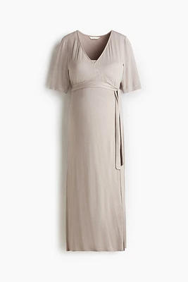 MAMA Nursing Wrap Dress