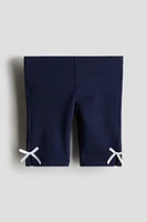 Bow-Detail Bike Shorts