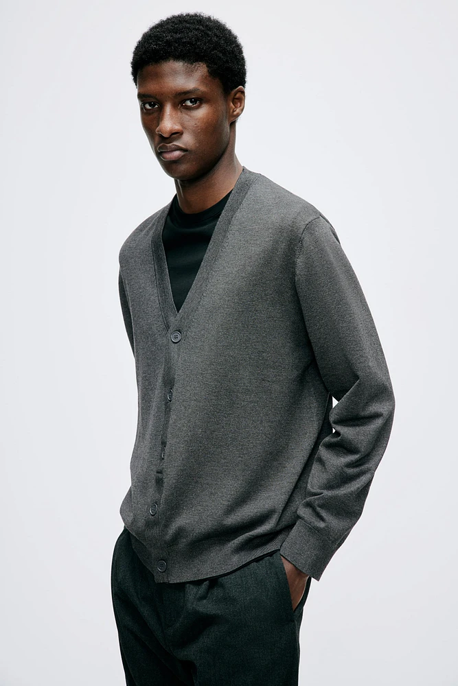 Gilet classique en fin tricot