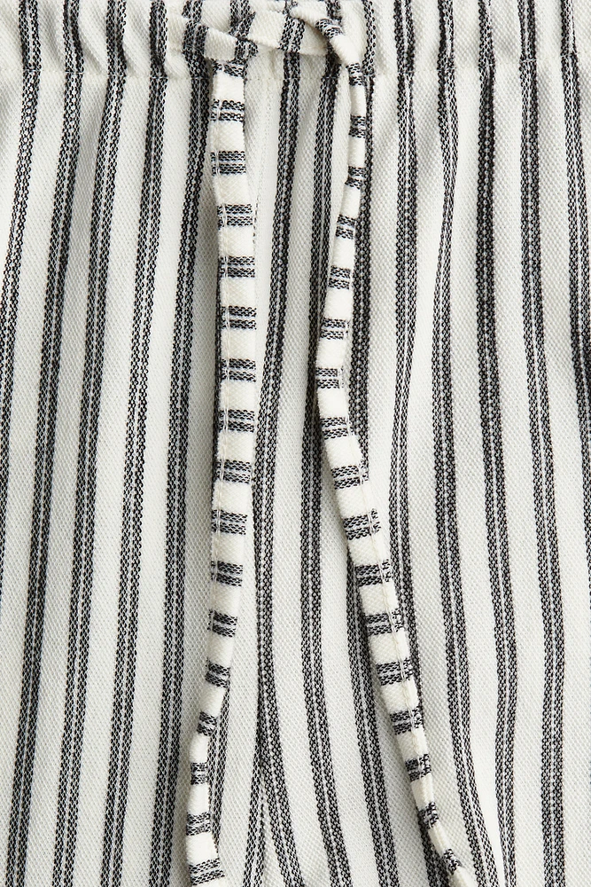 Pantalon droit avec cordon de serrage