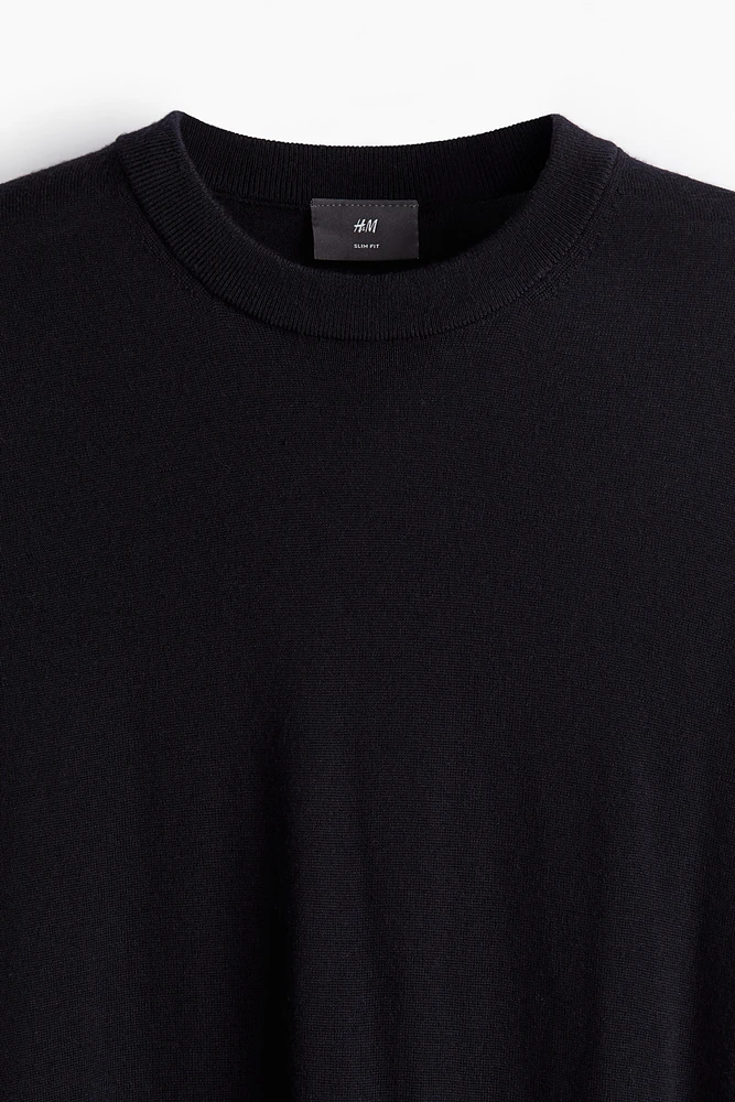 Slim Fit Wool Sweater