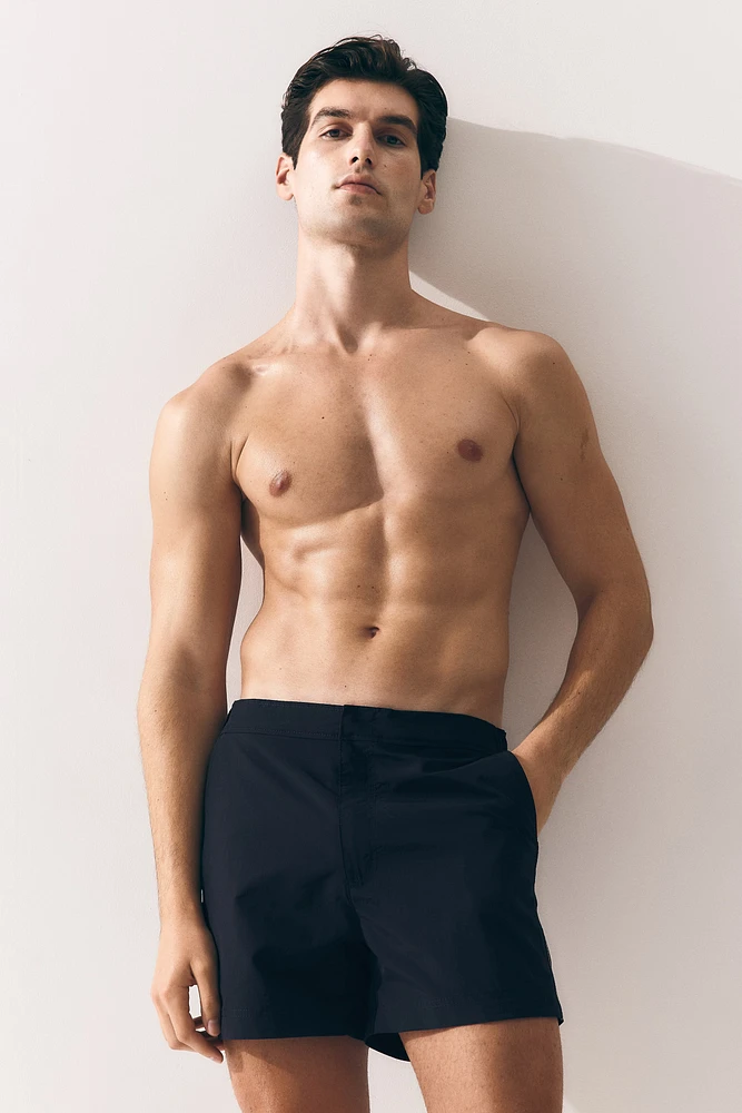 Swim Shorts with Piping