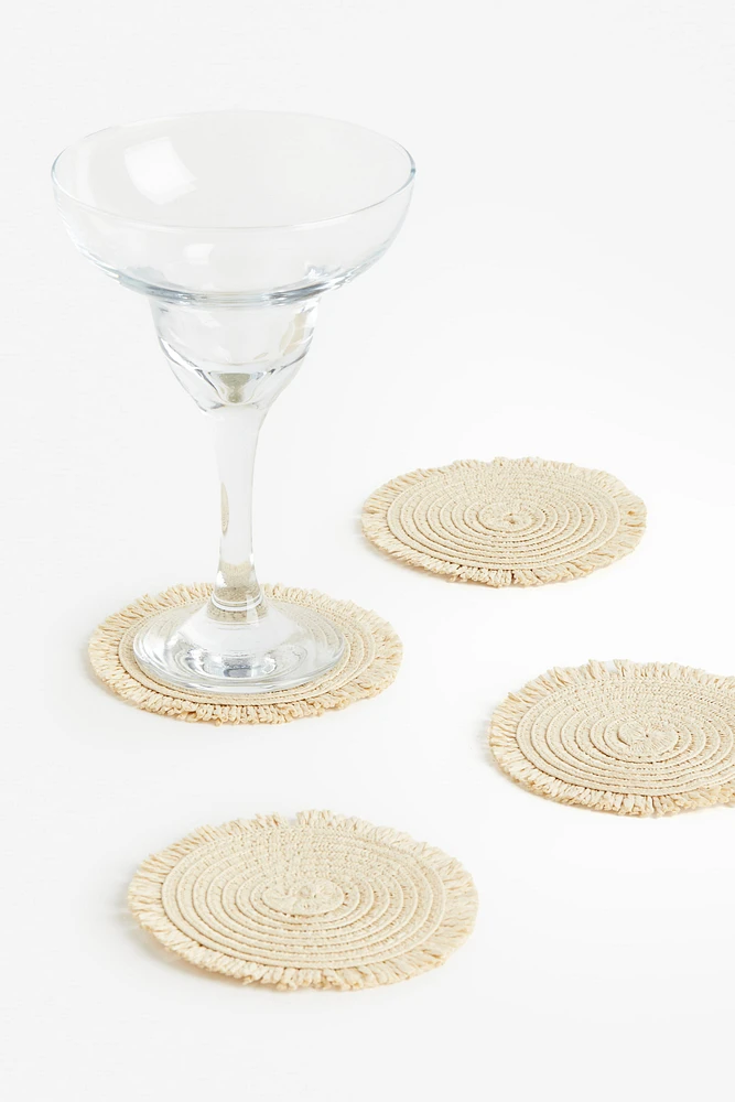 4-pack Straw Coasters