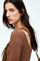 Ballerina-Neckline Top