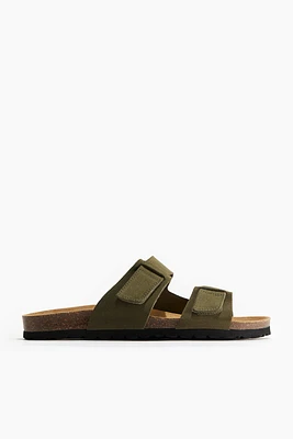 Suede Slides